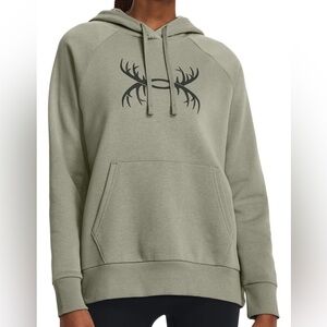 Ladies Under Armour Rival Antler Graphic Hoodie medium